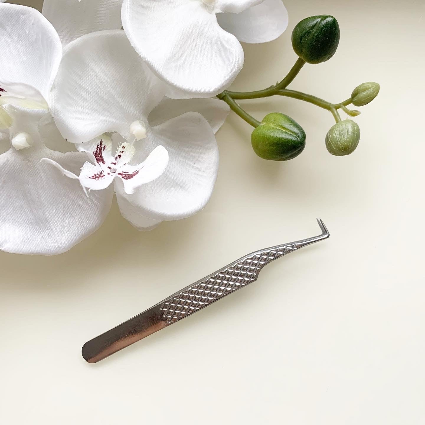 90 Grader Tweezer Silver