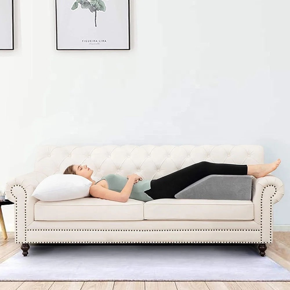 Ergonomisk knä/rygg kudde/VIT