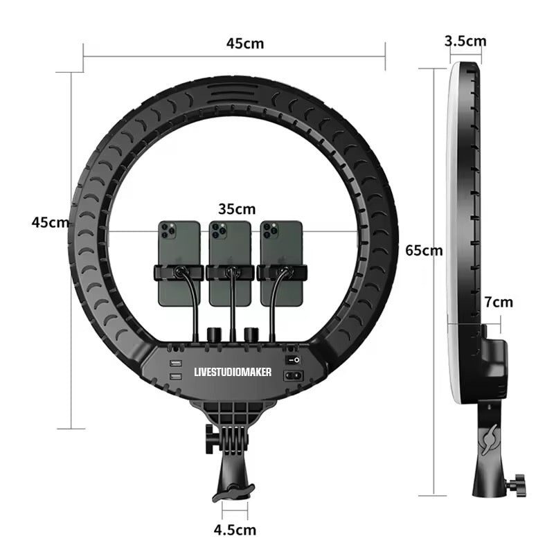 LED RING LIGHT 18 INCH