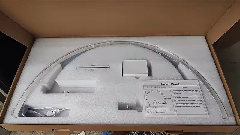 Halvmåne LED Lampa för Nagelbehandling – Perfekt Belysning för detaljarbete