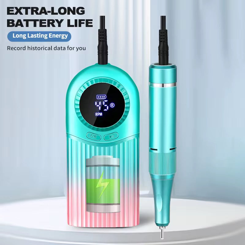 Professionell Elektrisk Nagelfil – Kraftfull, Tyst & Portabel