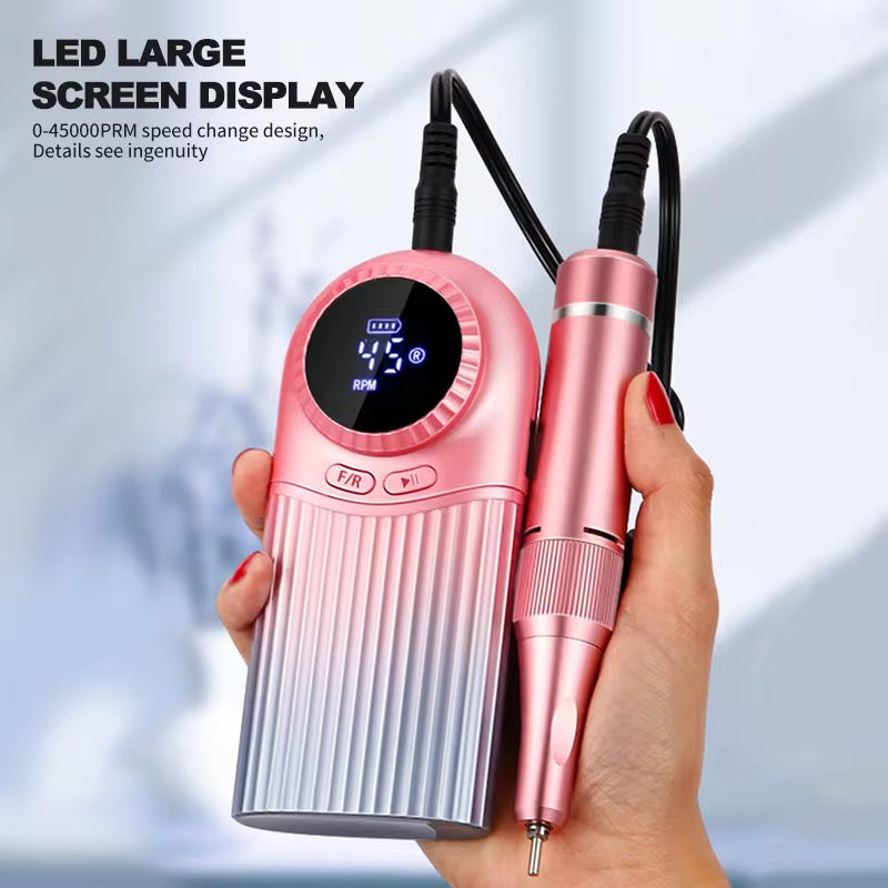 Professionell Elektrisk Nagelfil – Kraftfull, Tyst & Portabel