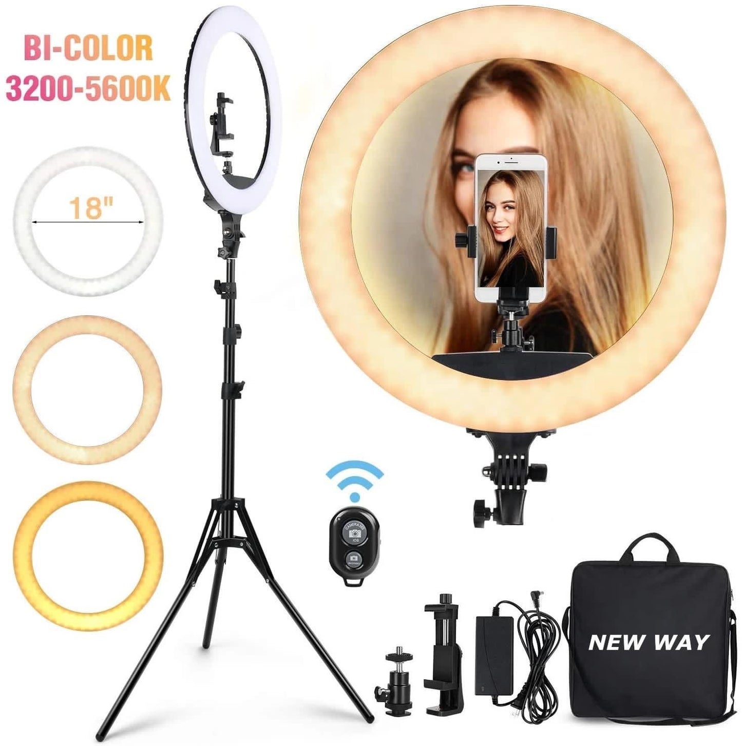 LED RING LIGHT 18"