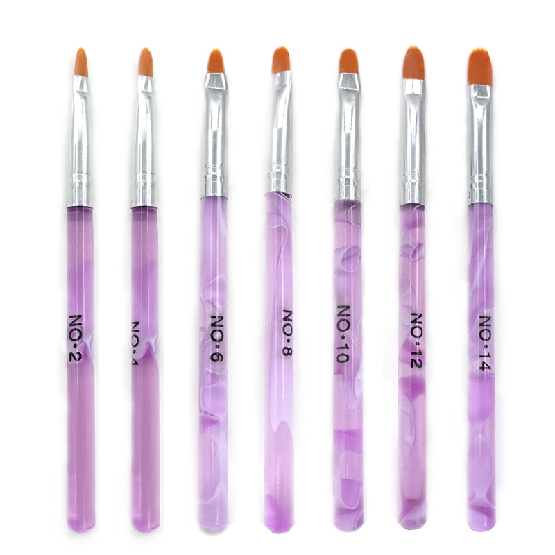 Nail brush - 7 pack
