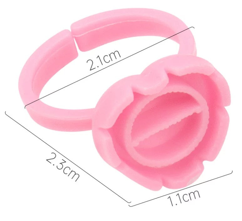 Glue ring V-form