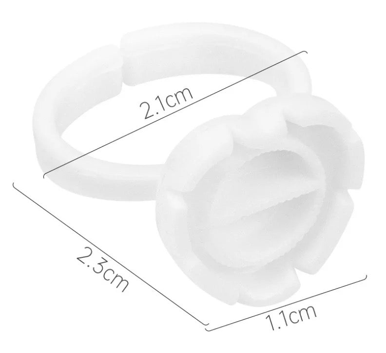 Glue ring V-form