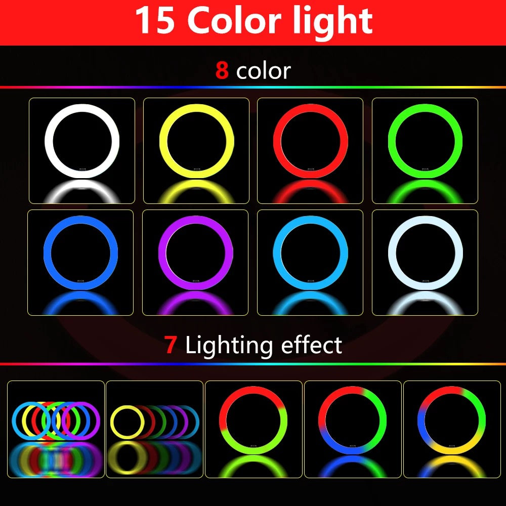 LED RING LIGHT MINI STATIV 10 INCH