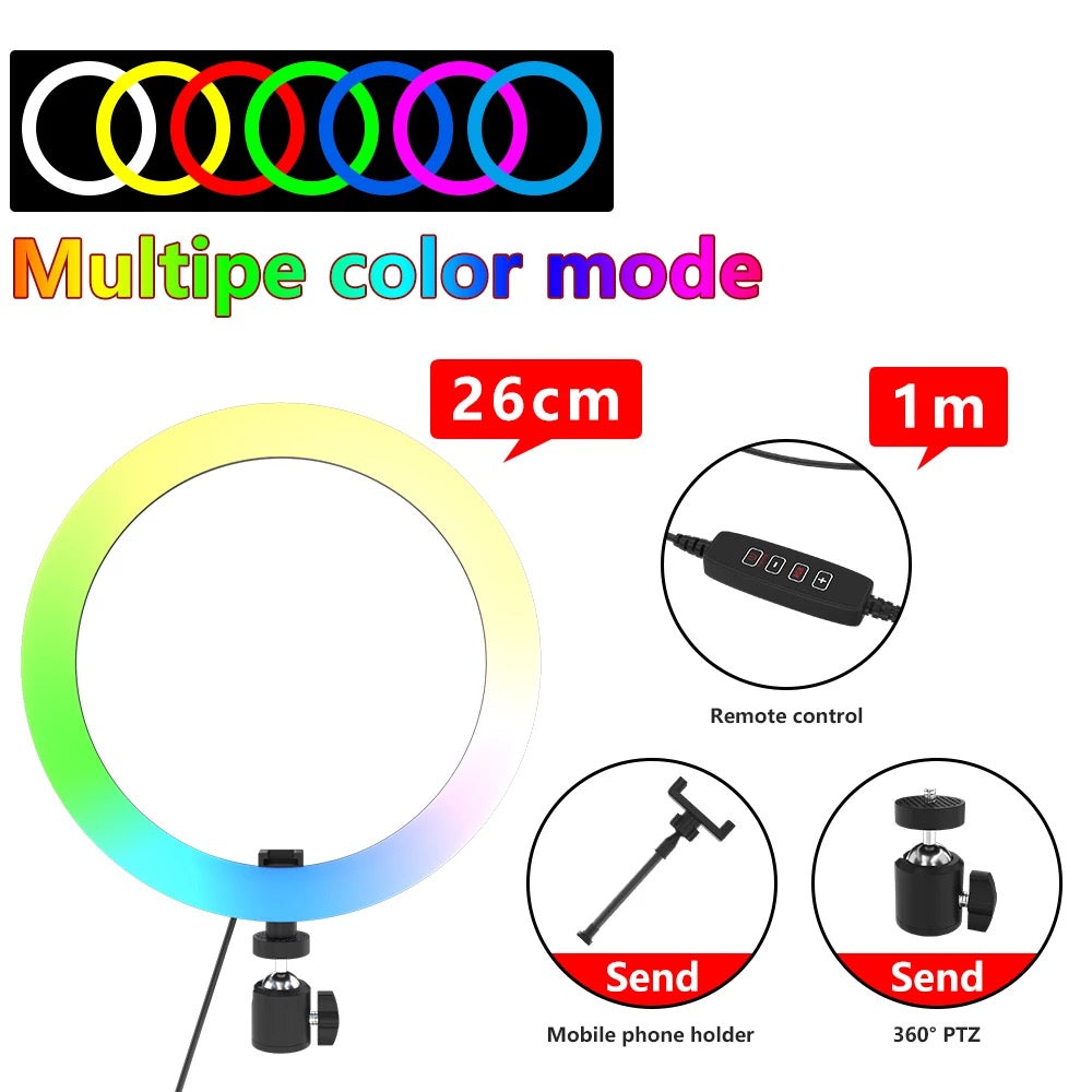 LED RING LIGHT MINI STATIV 10 INCH