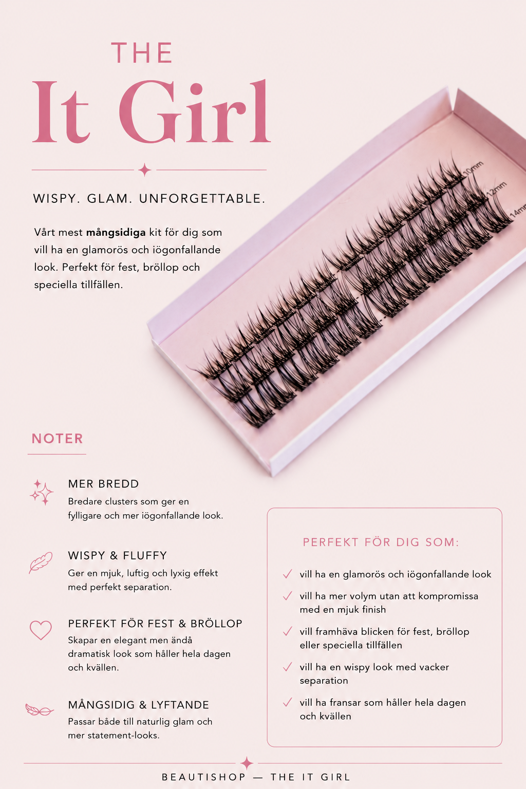 Beautishop DIY Eyelash Clusters Kit
