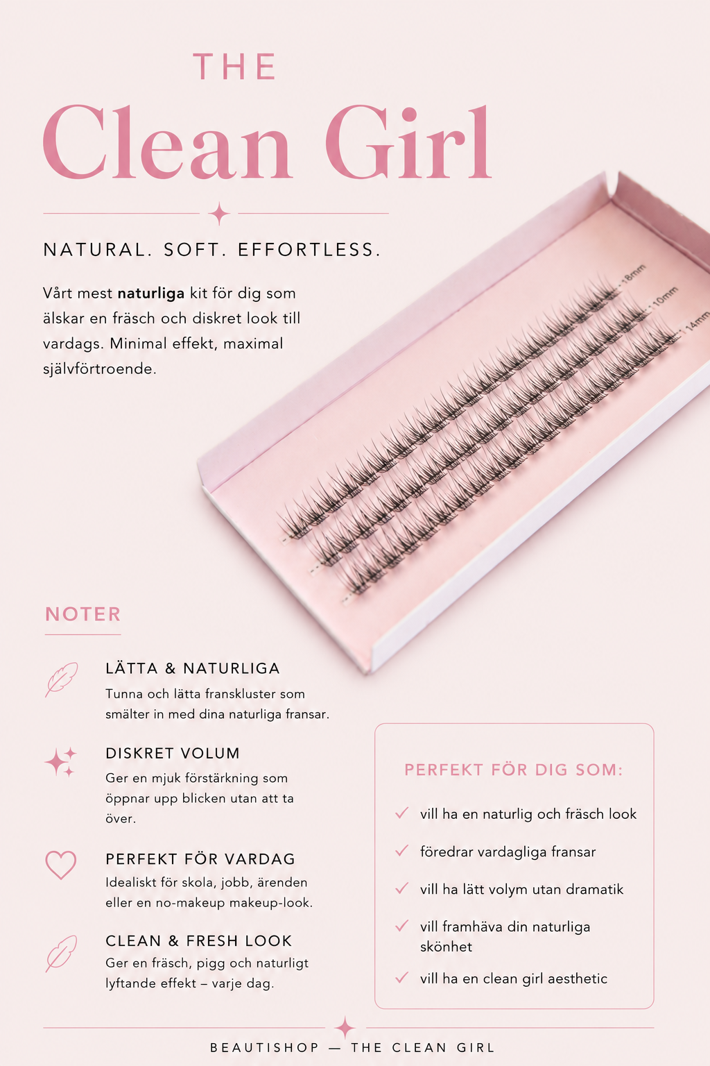 Beautishop DIY Eyelash Clusters Kit
