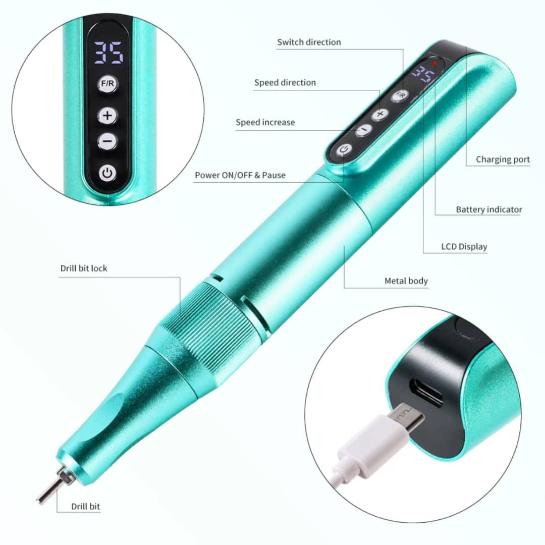 Mini NailPro DF-108 (Grå)