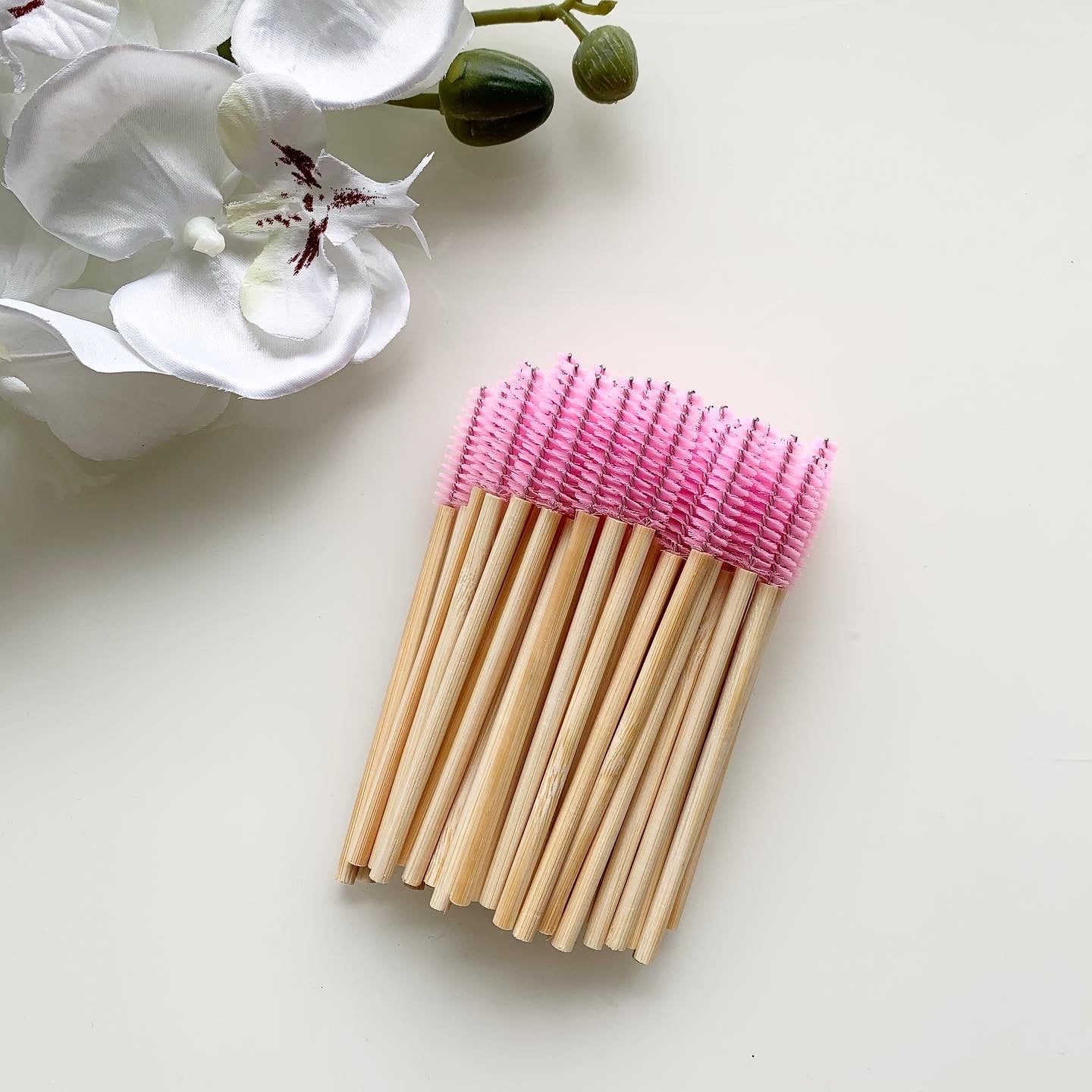 Bambu Fiber Mascaraborstar (olika färger)